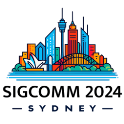 SIGCOMM logo with the text "SIGCOMM 2024 Sydney" underneath